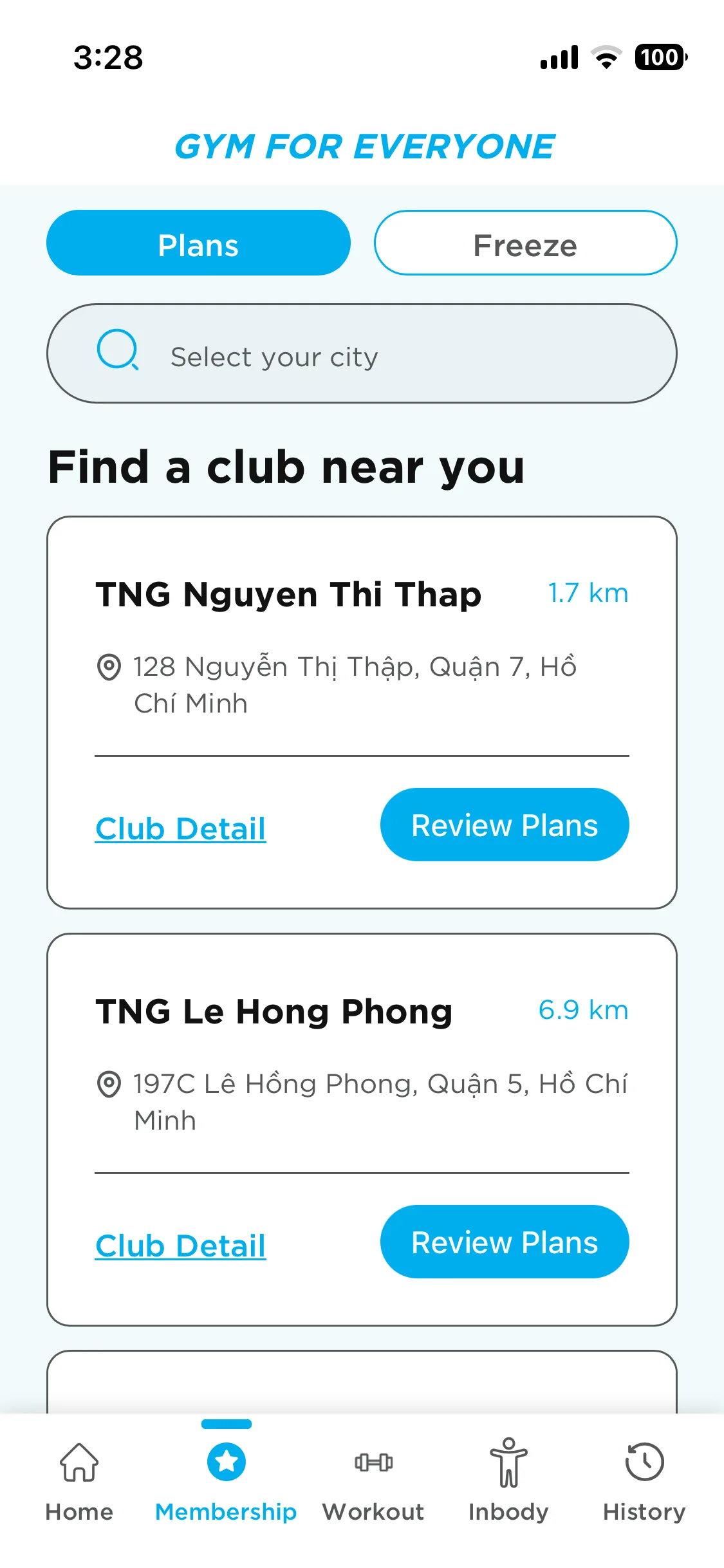 Find a club