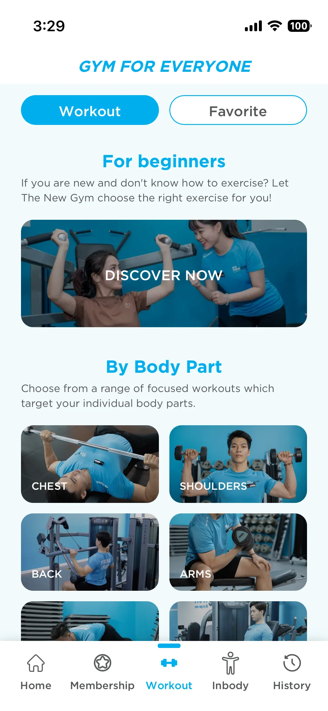 Workout library